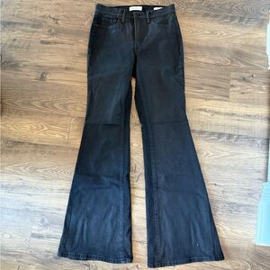 Jessica Simpson Black Flare Wide Leg Jeans